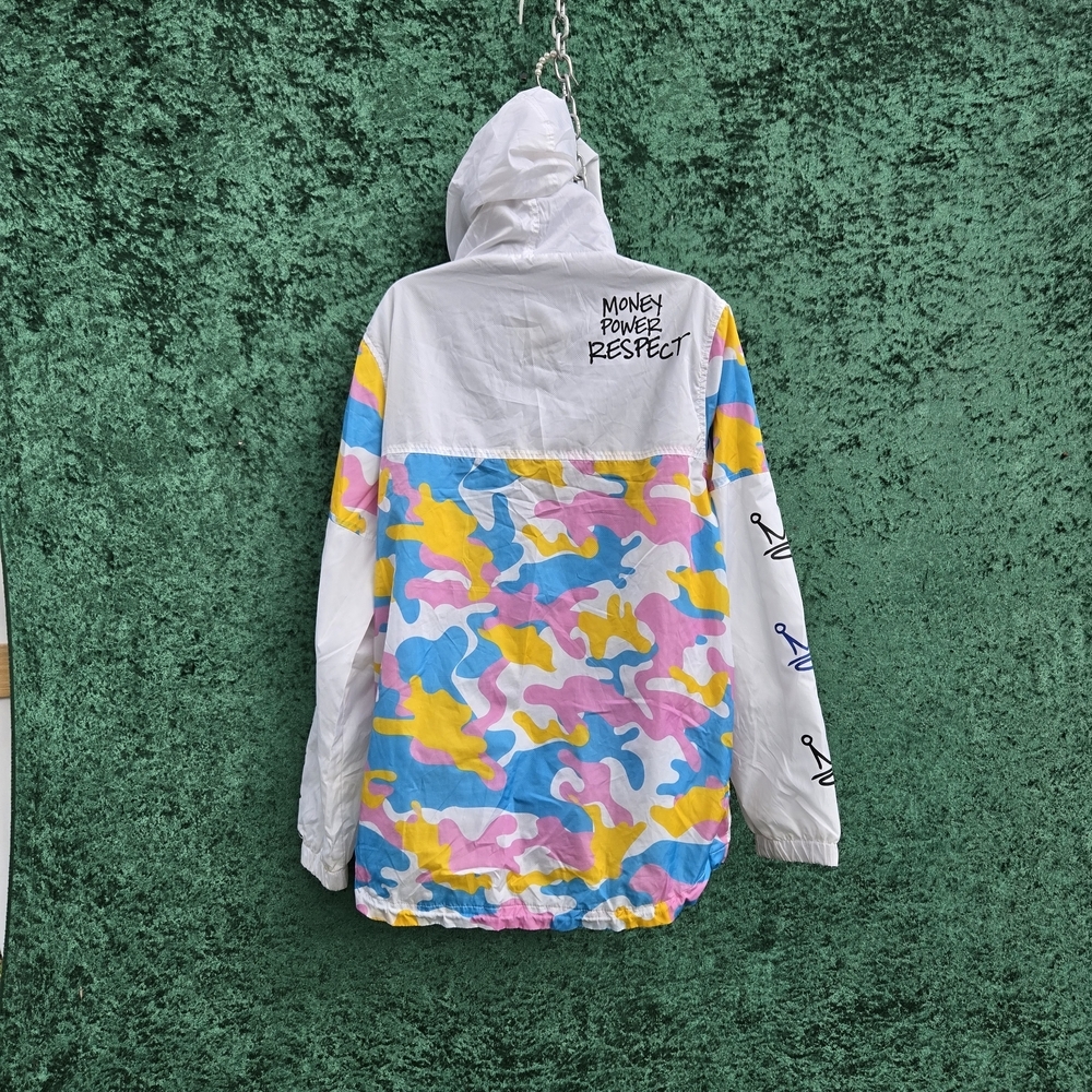 Graffiti Raincoat With Hood View 4